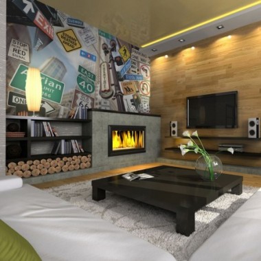 Fotomurale - Segnali di NYC su sfondo colorato -...