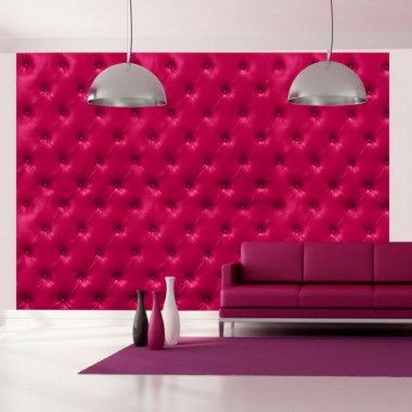 Fotomurale - Rombi fucsia - 250x175
