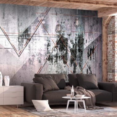 Fotomurale adesivo - Geometric Wall - 441x315