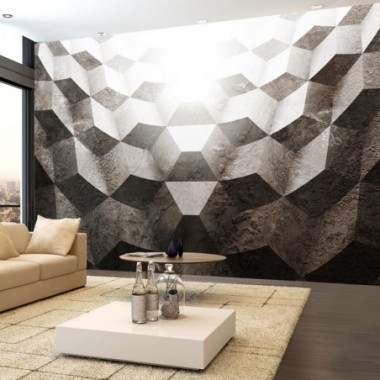 Fotomurale - Light in the Tunnel - 250x175