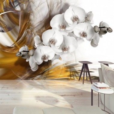 Fotomurale - Orchidea nel fuoco - 250x175