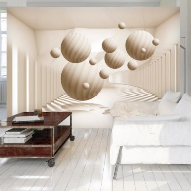 Fotomurale - Beige Balls - 250x175