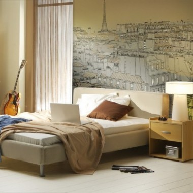 Fotomurale - Buona notte Parigi! - 300x231