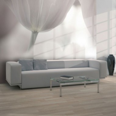 Fotomurale - Tulips fine art - black and white -...