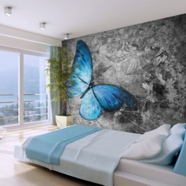 Fotomurale - Blue butterfly - 300x231
