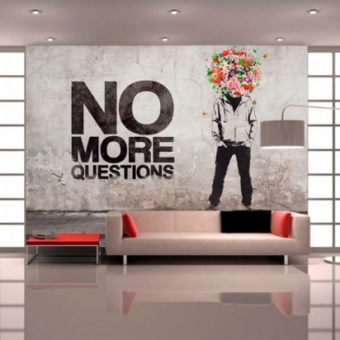 Fotomurale - No more questions - 300x210