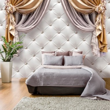 Fotomurale adesivo - Curtain of Luxury - 441x315