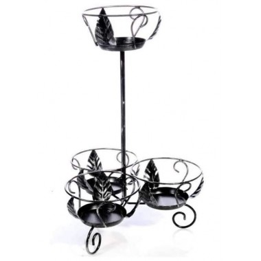 PORTAVASO FERRO BATTUTO 4 POSTI D.21