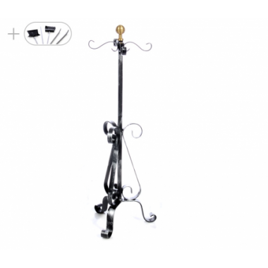 PORTATTREZZI FERRO BATTUTO PICCOLO H.60