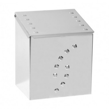 CASSETTA PORTA PANE INOX (L25 P20-23 H25-30 CM)