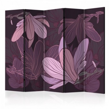 Paravento - Dreamy flowers II [Room Dividers] - 225x172