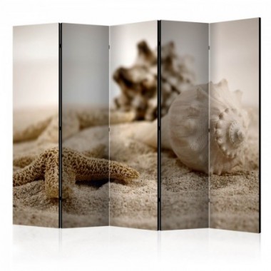 Paravento - Beach and shell II [Room Dividers] -...