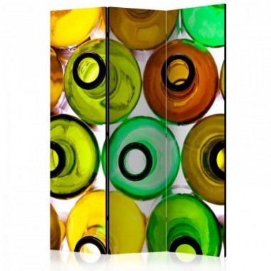 Paravento - bottles (background) [Room Dividers] -...