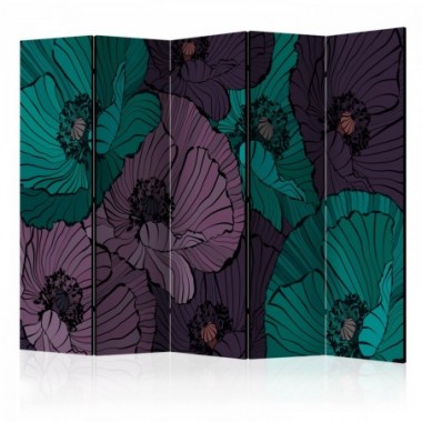 Paravento - Flowerbed II [Room Dividers] - 225x172