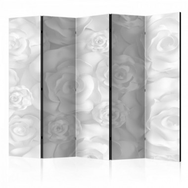 Paravento - Plaster Flowers II [Room Dividers] -...