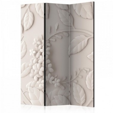 Paravento - Paper Flowers (Cream) [Room Dividers] -...