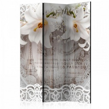 Paravento - Lilies and Quilted Background [Room...
