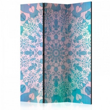 Paravento - Girly Mandala (Blue) [Room Dividers] -...