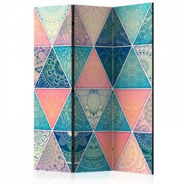 Paravento - Oriental Triangles [Room Dividers] -...
