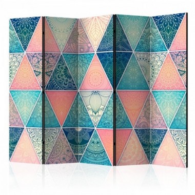 Paravento - Oriental Triangles II [Room Dividers] -...