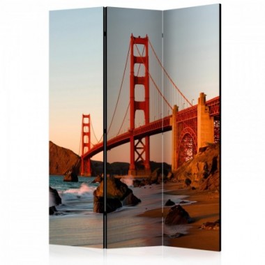 Paravento - Golden Gate Bridge - sunset, San...