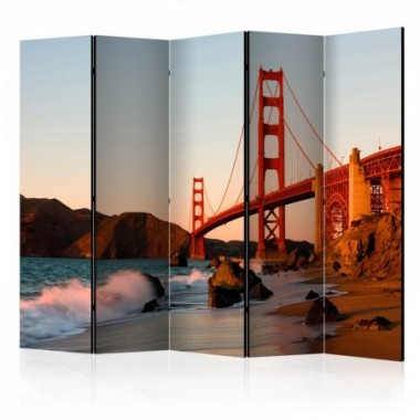 Paravento - Golden Gate Bridge - sunset, San...