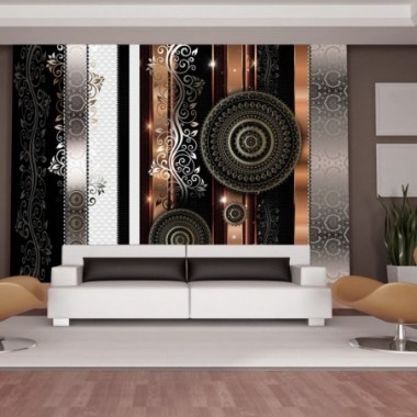 Fotomurale adesivo - Dorata l'armonia della...