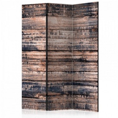 Paravento - Burnt Boards [Room Dividers] - 135x172