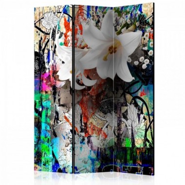 Paravento - Urban Lily [Room Dividers] - 135x172