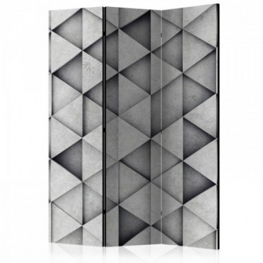 Paravento - Grey Triangles [Room Dividers] - 135x172