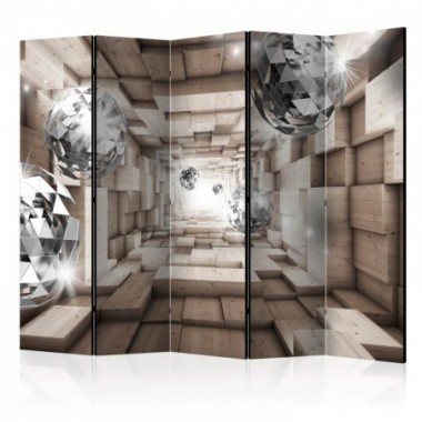 Paravento - In A Wooden Tunnel II [Room Dividers] -...