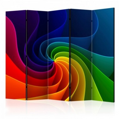 Paravento - Colorful Pinwheel II [Room Dividers] -...