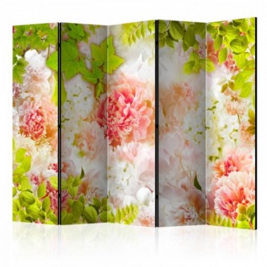 Paravento - Bright peonies II [Room Dividers] - 225x172