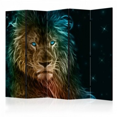 Paravento - Abstract lion... II [Room Dividers] -...
