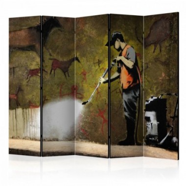 Paravento - Banksy - Cave Painting II [Room...