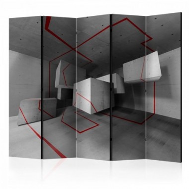 Paravento - Red trail II [Room Dividers] - 225x172