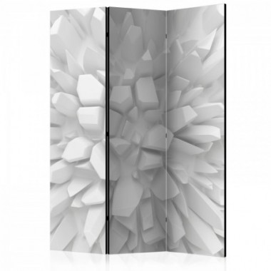 Paravento - White dahlia [Room Dividers] - 135x172