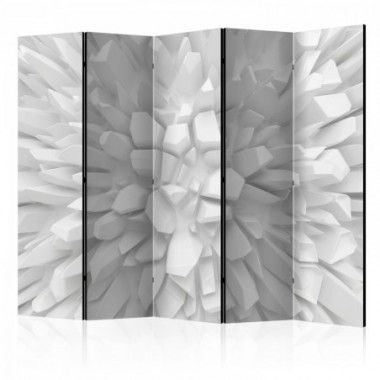 Paravento - White dahlia II [Room Dividers] - 225x172