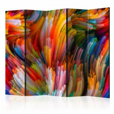 Paravento - Rainbow Waves II [Room Dividers] - 225x172