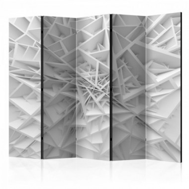 Paravento - White Spider's Web II [Room Dividers] -...