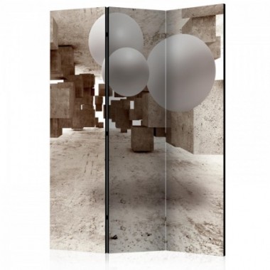 Paravento - Concrete Maze [Room Dividers] - 135x172