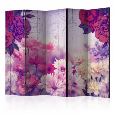 Paravento - Flowers Memories II [Room Dividers] -...