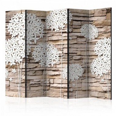 Paravento - Flowers on the Stone II [Room Dividers]...