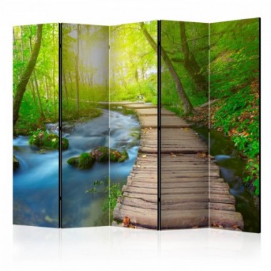 Paravento - Green forest II [Room Dividers] - 225x172