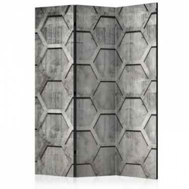 Paravento - Platinum cubes [Room Dividers] - 135x172