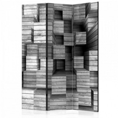 Paravento - Grey Precision [Room Dividers] - 135x172
