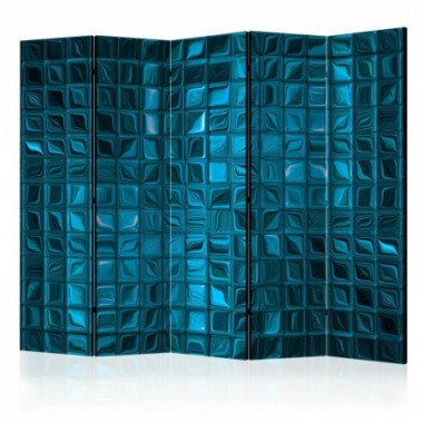 Paravento - Azure Mosaic II [Room Dividers] - 225x172