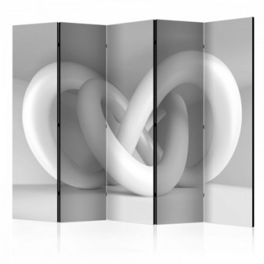 Paravento - White weave II [Room Dividers] - 225x172