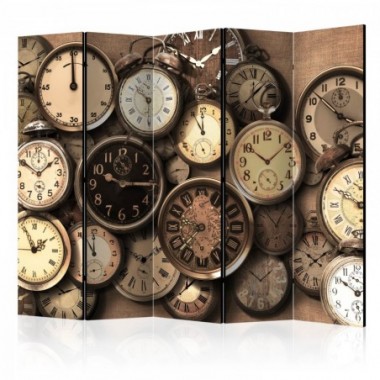 Paravento - Old Clocks II [Room Dividers] - 225x172