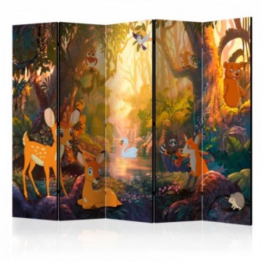 Paravento - Animals in the Forest II [Room Dividers]...